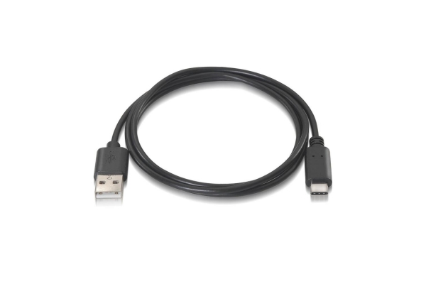CABLE USB 2.0 USB-C A USB-A M M 2M NEGRO NANOCABLE 10.01.2102