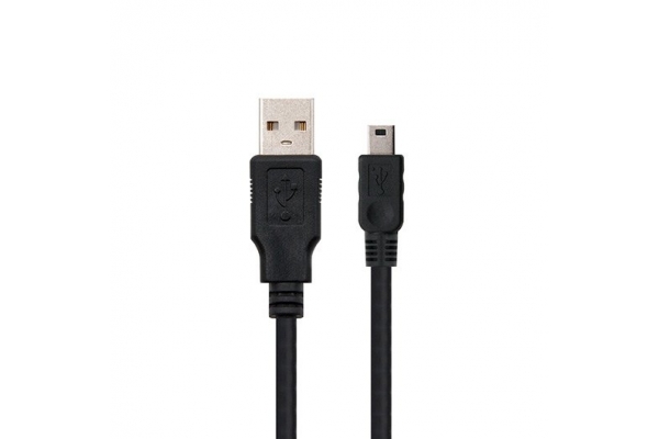 CABLE USB(A) 2.0 A MINI USB 5 PIN NANOCABLE 0.5M 10.01.0400