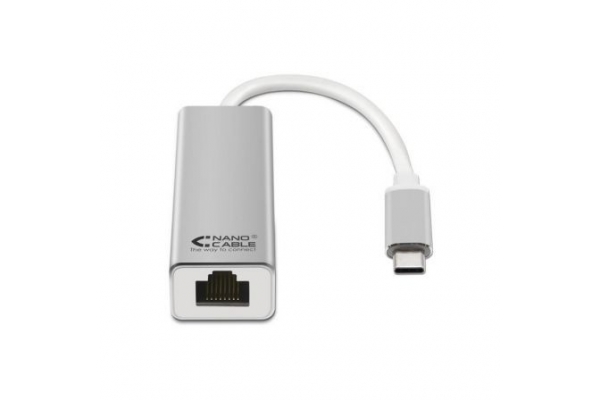 ADAPTADOR USB TIPO-C - RJ45 1000MBPS NANOCABLE 10.03.0402