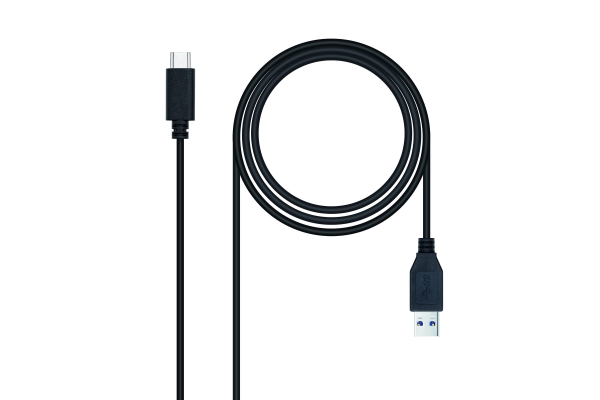 CABLE USB(A) 3.1 A USB(C) 3.1 1.5M NEGRO NANOCABLE 10.01.4001-L150