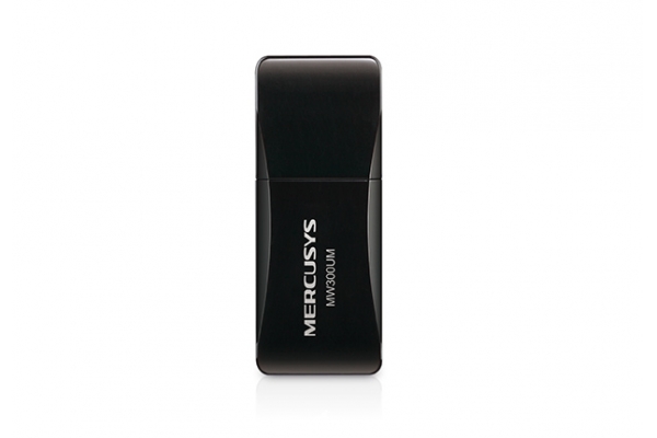 REDES ADAPTADOR INALABRICO USB MERCUSYS N300 MINI USB 2.0 HASTA 300MBPS