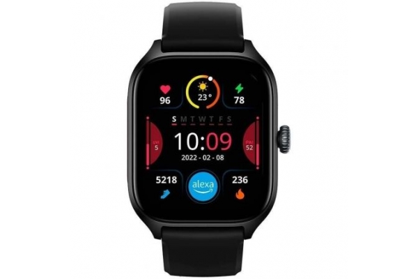 Smartwatch Huami Amazfit GTS 4  Notificaciones  Frecuencia Cardíaca  GPS  Negro Infinito