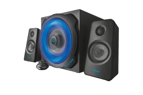 ALTAVOCES TRUST 2.1 GAMING GXT 628 TYTAN ILUMINATED RMS 60W (COMPATIBLE PC Y CONSOLAS)  20562