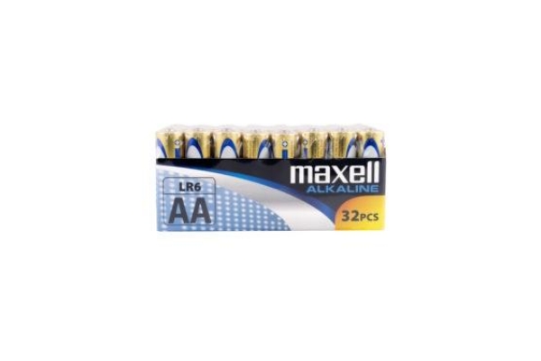 MAXELL PILAS ALCALINAS AA - LR06- PACK 32 UDS