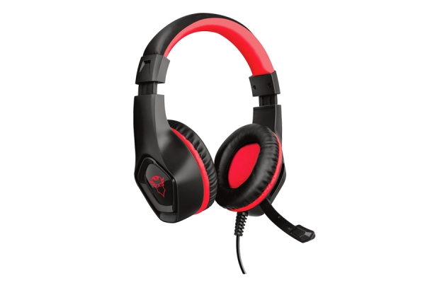 AURICULARES CON MICROFONO TRUST GAMING GXT404R ROJO 23439
