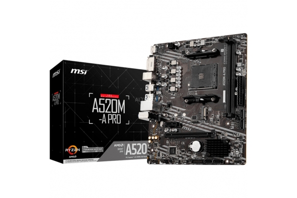 PLACA BASE MSI AMD AM4 A520M-A PRO MATX