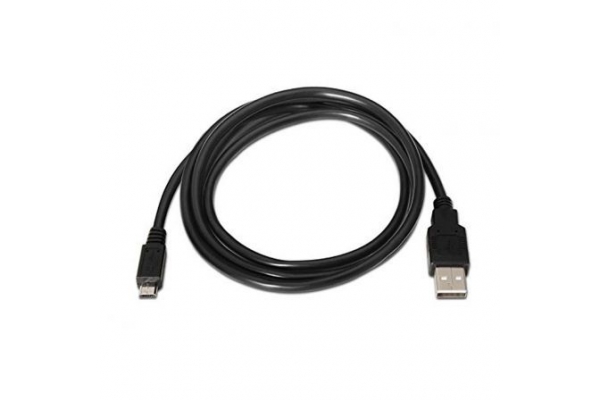 CABLE USB 2.0 USB MACHO - MICROUSB MACHO 3M NEGRO NANOCABLE 10.01.0503