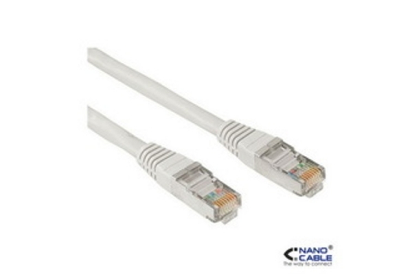 CABLE RED LATIGUILLO RJ45 CAT.6 UTP AWG24 20 M NANOCABLE 10.20.0420