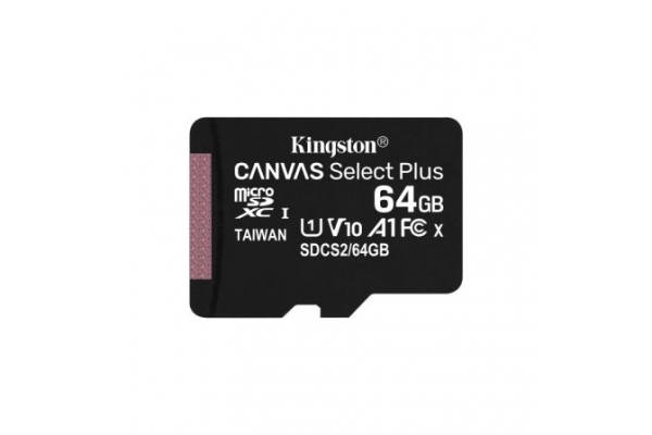 TARJETA MICRO SD 64GB KINGSTON CANVAS SELECT PLUS SDCS2 64GBSP