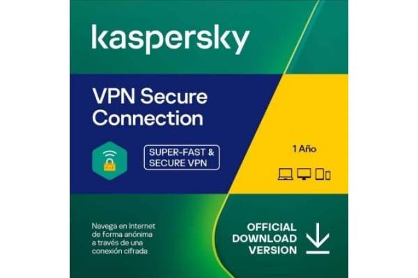 KASPERSKY VPN SECURE CONNECTION 3 DISPOSITIVOS 1 AñO