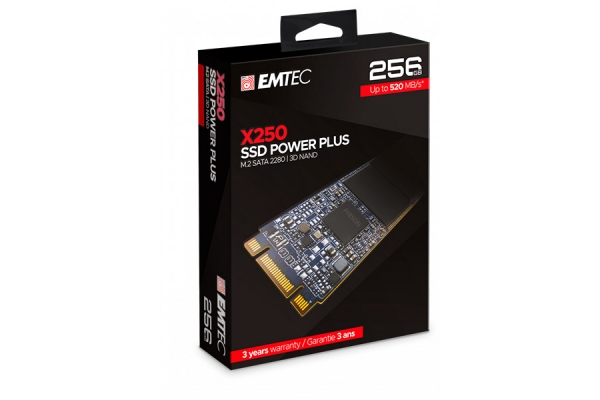 SSD EMTEC 256GB POWER PLUS X250 M2 ECSSD256GX250