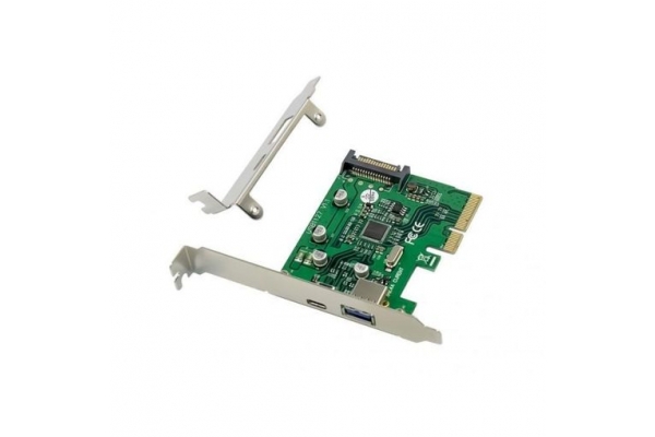 TARJETA PCI CONCEPTRONIC PCIEXPRESS X4 2 PUERTOS USB 3.2 GEN2 ( USB-C,USB-A)