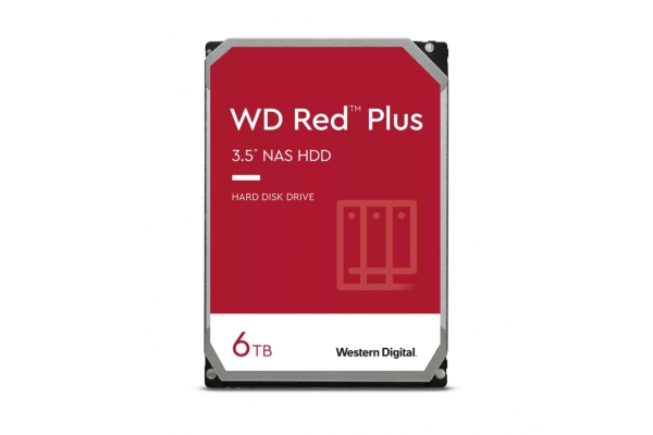 HD 3,5 WESTERN DIGITAL RED PLUS 6TB SATA WD60EFPX