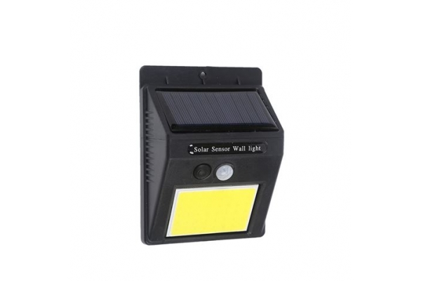 Elbat Aplique Led Solar - 110LM - Luz Fria 6500K - Sensor de movimiento - Bateria 1200mAh