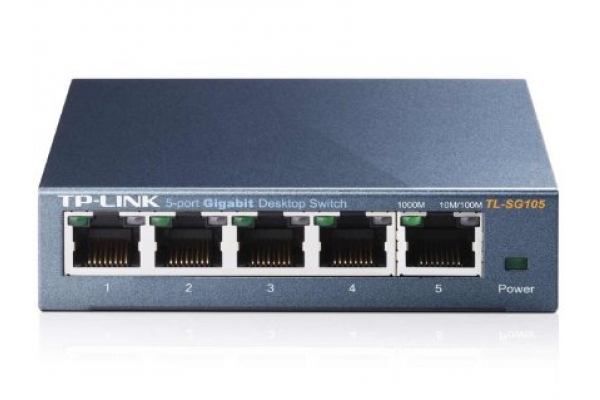 REDES TP-LINK GIGASWITCH 5 PTO TL-SG105E SEMIGESTIONABLE