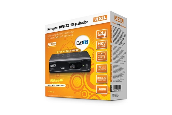 Receptor DVB-TD (TDT2) HD Grabador, HDMI,Función Timeshift, PVR - Axil TDT  RT0420 : : Electrónica