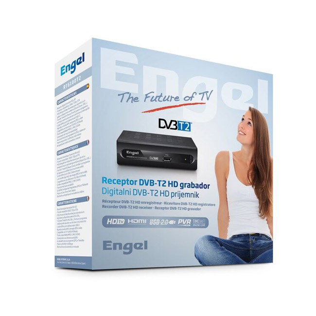 Tienda online con TDT RC0102 ENGEL ALTA DEFINICION DVB-C DVBT2 T2